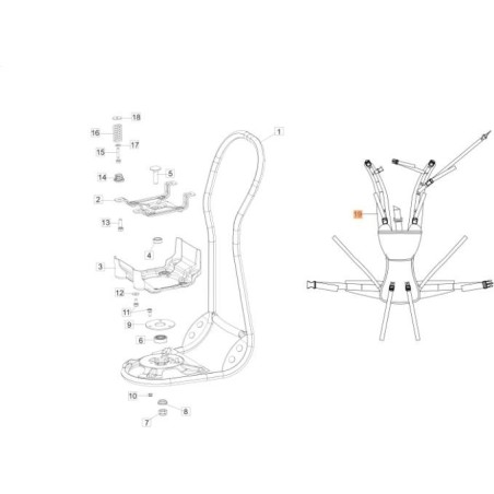 SANGLES DE SAC À DOS COMPL. OM ORIGINAL EMAK 61400263AR | Newgardenstore.eu