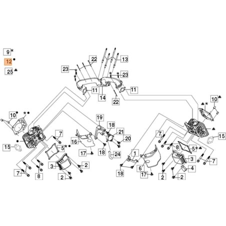 KIT DE TÊTE EMAK ORIGINAL L66151080 | Newgardenstore.eu