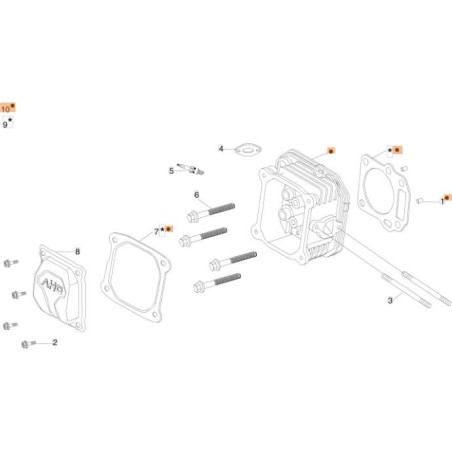 KIT DE TÊTE EMAK ORIGINAL L66151501 | Newgardenstore.eu