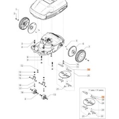 KIT DOUBLE LAME + PORTE-LAME ORIGINAL EMAK AK127402 | Newgardenstore.eu