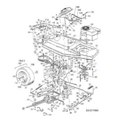 PULEGGIA MOTORE ORIGINALE EMAK C7561182A | Newgardenstore.eu