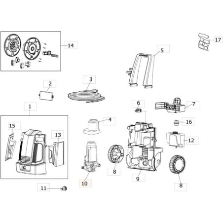 ORIGINAL EMAK MOTORPUMPE CH73040221 | Newgardenstore.eu