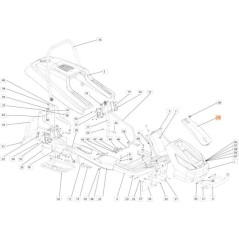 COUVERCLE DE BATTERIE D'ORIGINE EMAK SGN532151450 | Newgardenstore.eu