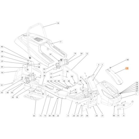 TAPA DE BATERÍA ORIGINAL EMAK SGN532151450 | Newgardenstore.eu