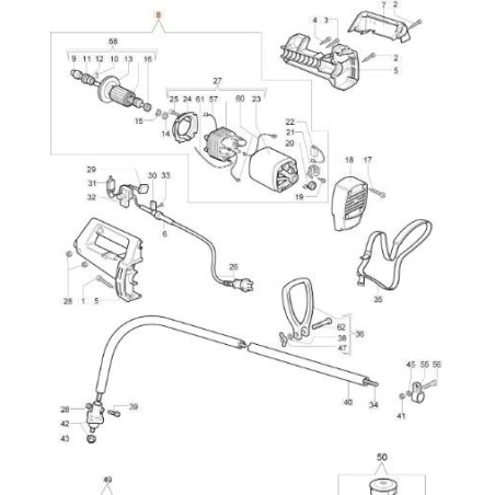 ORIGINAL ELEKTROMOTOR EMAK 4198007R | Newgardenstore.eu