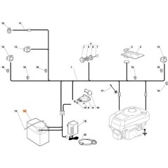 BATTERIE-KIT + ORIGINAL EMAK ADAPTERKABEL-KIT 68120048 | Newgardenstore.eu