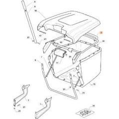 TELAIO ORIGINALE EMAK G382800139E0 | Newgardenstore.eu