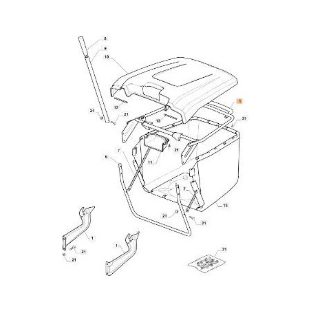 TELAIO ORIGINALE EMAK G382800139E0 | Newgardenstore.eu