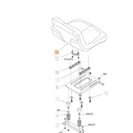 ASIENTO ORIGINAL EMAK TS000373R | Newgardenstore.eu