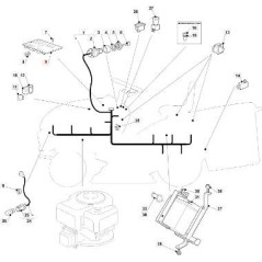 PLACA ELECTRÓNICA 6 LED ORIGINAL EMAK G125722442E0