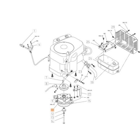 ORIGINAL ELECTROMAGNETIC CLUTCH EMAK TS000149R | Newgardenstore.eu