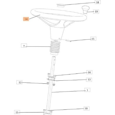 VOLANTE ORIGINALE EMAK SGN443821008 | Newgardenstore.eu