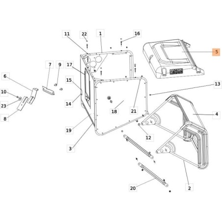 ORIGINAL BASKET LID EMAK SGN532151699R | Newgardenstore.eu