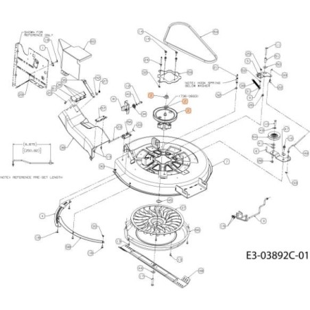 POLEA ORIGINAL EMAK C9180139B | Newgardenstore.eu