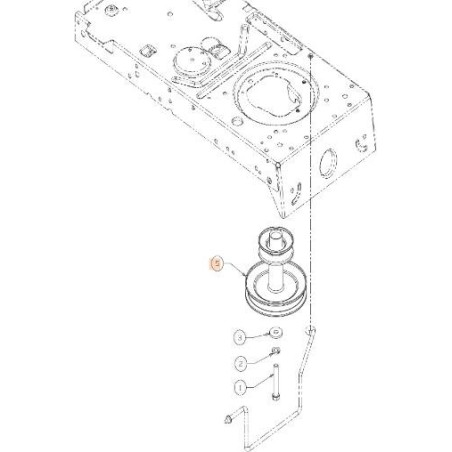 POLEA ORIGINAL EMAK C75604310 | Newgardenstore.eu