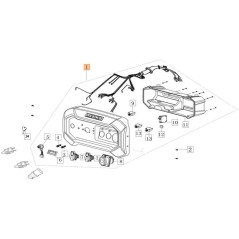 PANNELLO DI CONTROLLO OLEO-MAC ORIGINALE EMAK L66152463