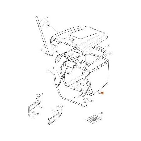 SACCO ORIGINALE EMAK G182105947E0 | Newgardenstore.eu