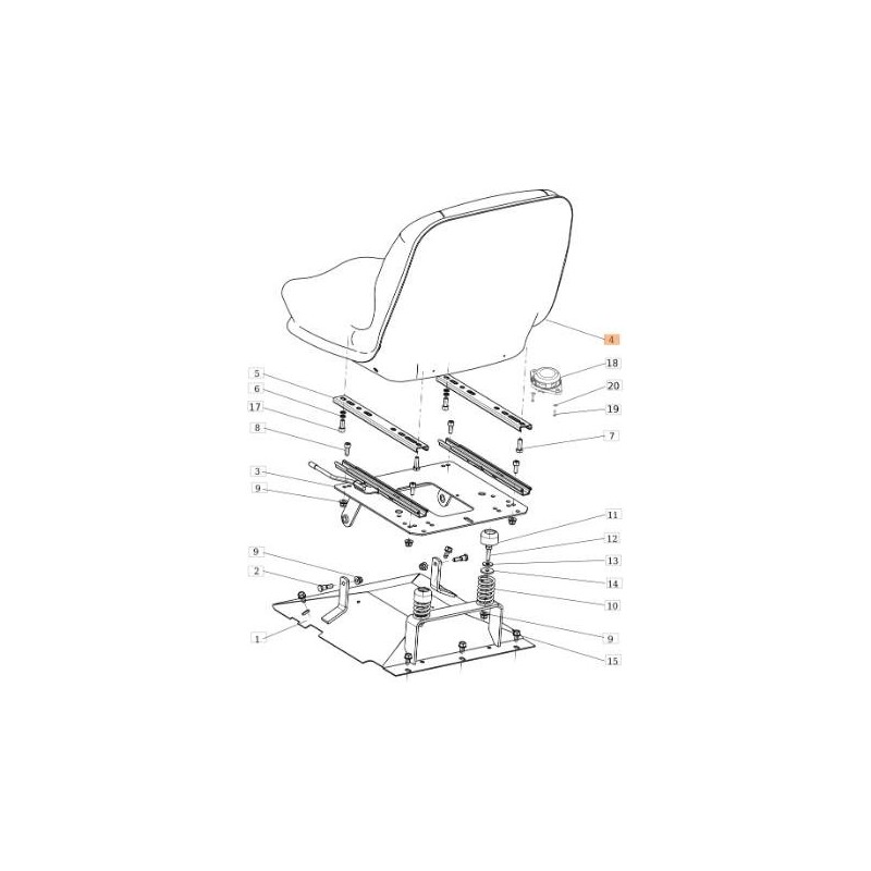 SIÈGE D'ORIGINE EMAK SGN532150891