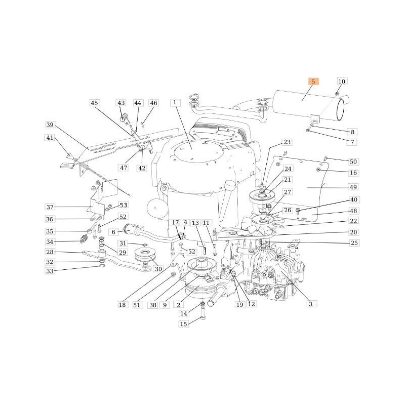 ORIGINAL EMAK SGS532927472473 EXHAUST