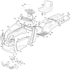 ORIGINAL SEAT EMAK G125722468E0 | Newgardenstore.eu