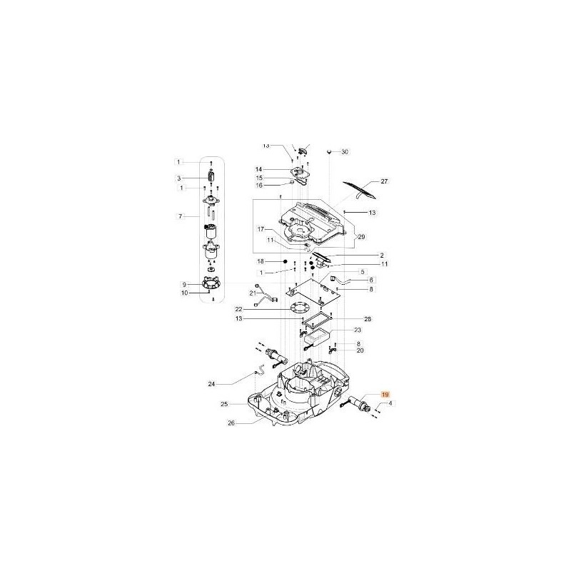 MOTOR ELÉCTRICO ORIGINAL EMAK AK44104710