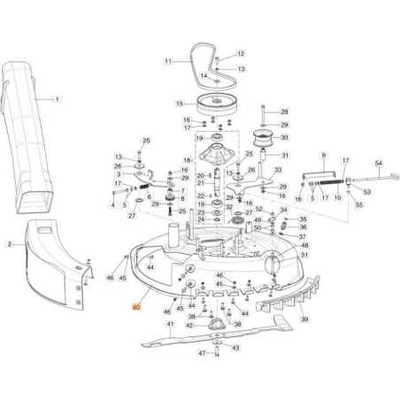 ORIGINAL EMAK CUTTING PLATE 68130651R | Newgardenstore.eu