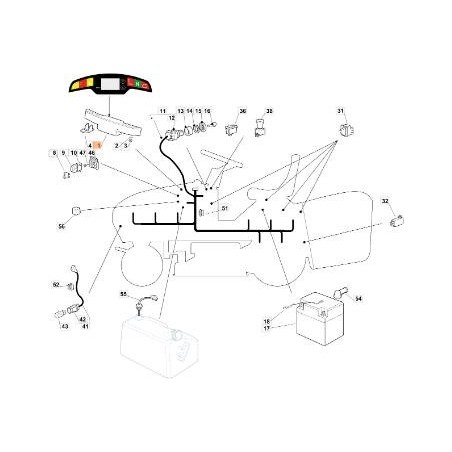 ORIGINAL ELEKTRONISCHE PLATINE EMAK G382722434E1 | Newgardenstore.eu