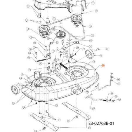 ORIGINAL CUTTING PLATE EMAK C68304264CS | Newgardenstore.eu