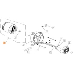 ORIGINAL ELECTRIC MOTOR EMAK L66152260 | Newgardenstore.eu