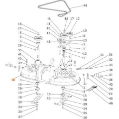 PLAQUE DE DÉCOUPE ORIGINALE EMAK SGS532950472283 | Newgardenstore.eu