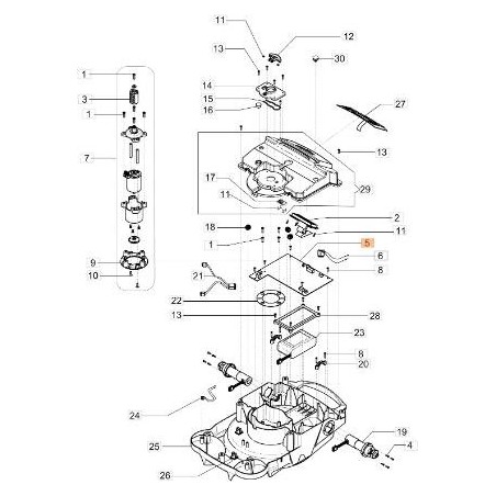 ORIGINAL ELEKTRONISCHE PLATINE EMAK AK454889 | Newgardenstore.eu