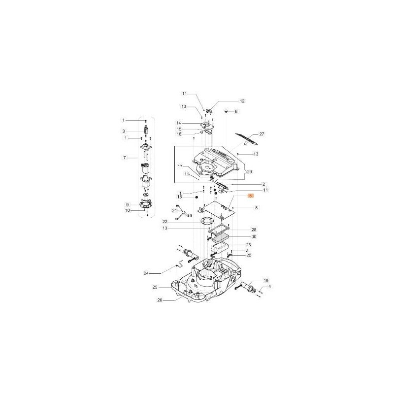 SCHEDA ELETTRONICA ORIGINALE EMAK AK455547