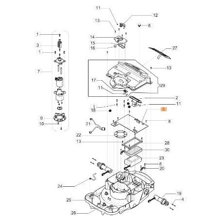 SCHEDA ELETTRONICA ORIGINALE EMAK AK455547 | Newgardenstore.eu
