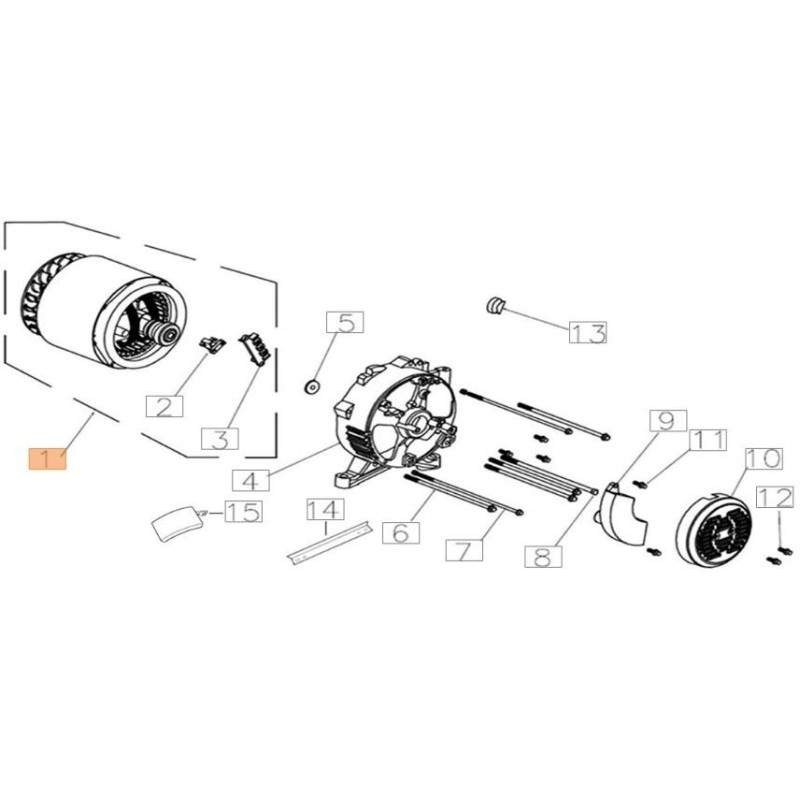 MOTORE ELETTRICO ORIGINALE EMAK L66152438