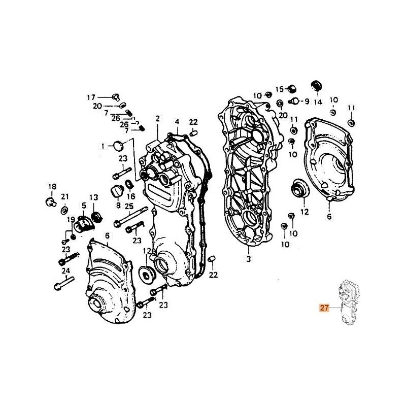 ORIGINAL GEARBOX GROUP EMAK 68610033AR