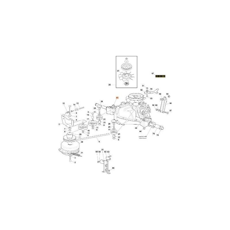 EJE TRASERO ORIGINAL EMAK G118400960E0