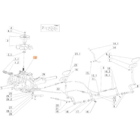 TRANSMISSION ORIGINALE EMAK SGN532991058R | Newgardenstore.eu