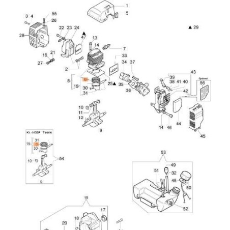 SEGMENTO ORIGINAL EMAK 4196166R | Newgardenstore.eu