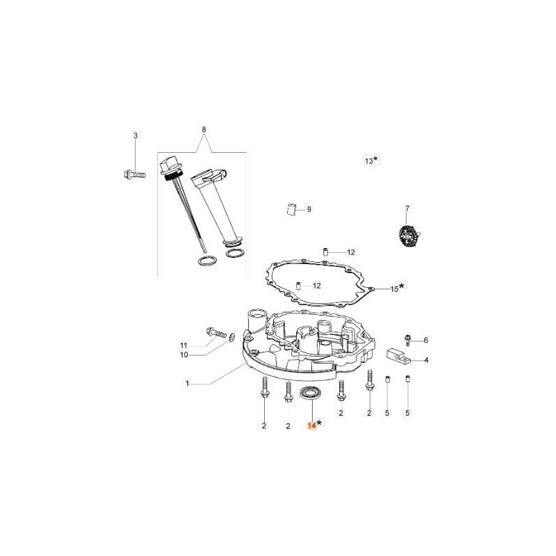 JOINT D'HUILE D'ORIGINE EMAK L66150462