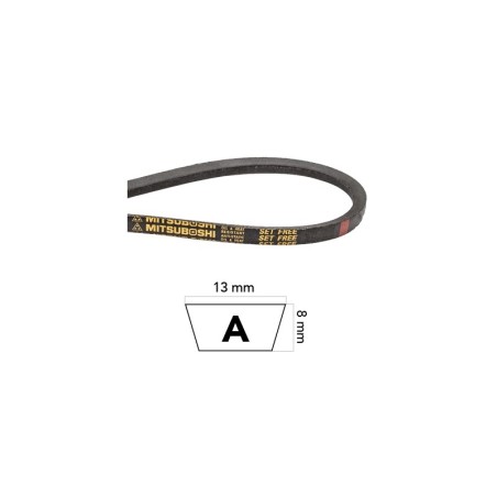 Blade flat belt CASTELGARDEN TR8 TR10 TR12 35065500/0 SPA 1320 | Newgardenstore.eu