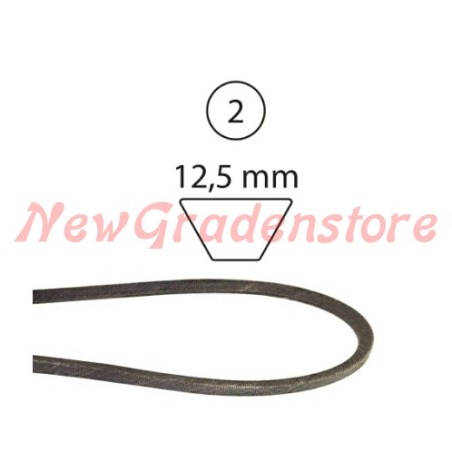 MTD lawn tractor blade belt 1/2'' x 77.5'' 75404062 520487 ORIGINAL | Newgardenstore.eu