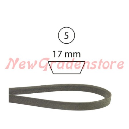 Three-blade tractor blade plate belt rear discharge 5/8'x125'' 7540452 520414 | Newgardenstore.eu