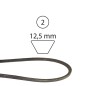 Flat belt M6062E M6562E P6062 P6562E LR2107 520204 HUSQVARNA