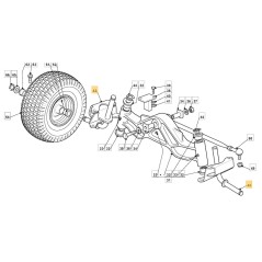 XHX240 ORIGINAL STIGA lawn tractor spindle kit 382230367/1 | Newgardenstore.eu