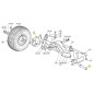 Kit fusello trattorino tagliaerba XHX240 ORIGINALE STIGA 382230367/1