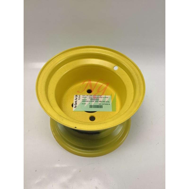 Rim 5.50X8 lawn mower PG SR ORIGINAL GIANNI FERRARI 95409220001
