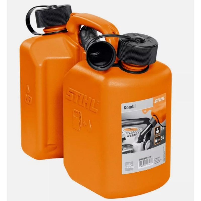 Depósito combinado naranja STIHL capacidad de combustible 3 L - aceite 1,5 L