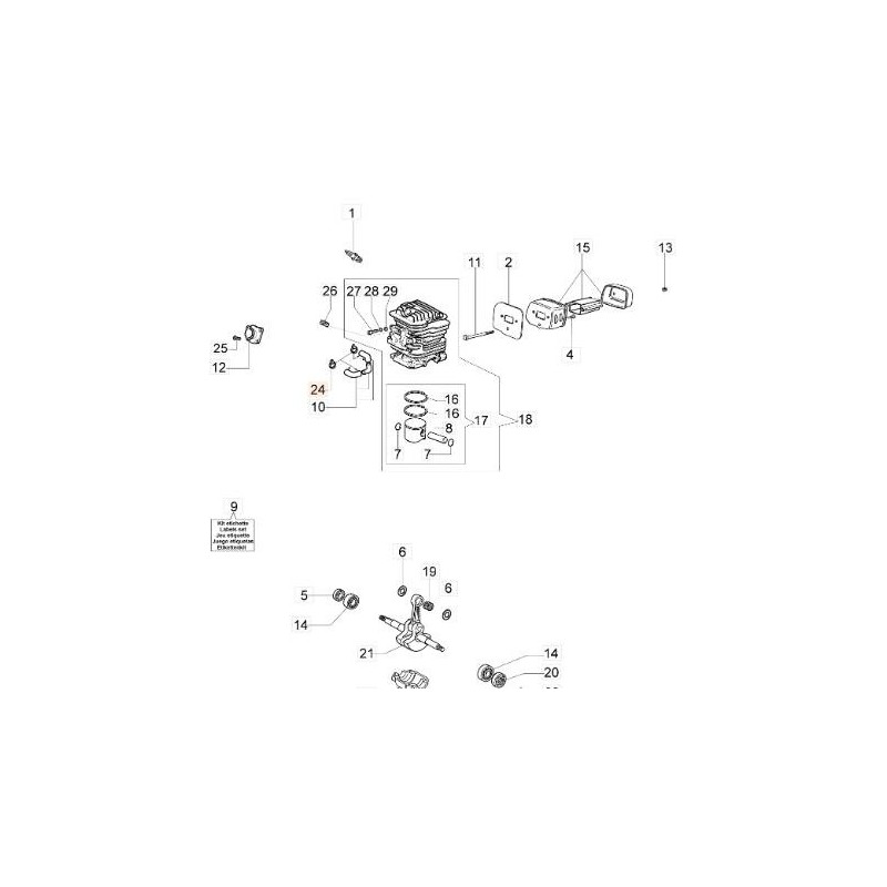 ORIGINAL EMAK CLAMP 3059017