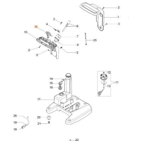 ACELERADOR EMAK ORIGINAL 55020005R | Newgardenstore.eu