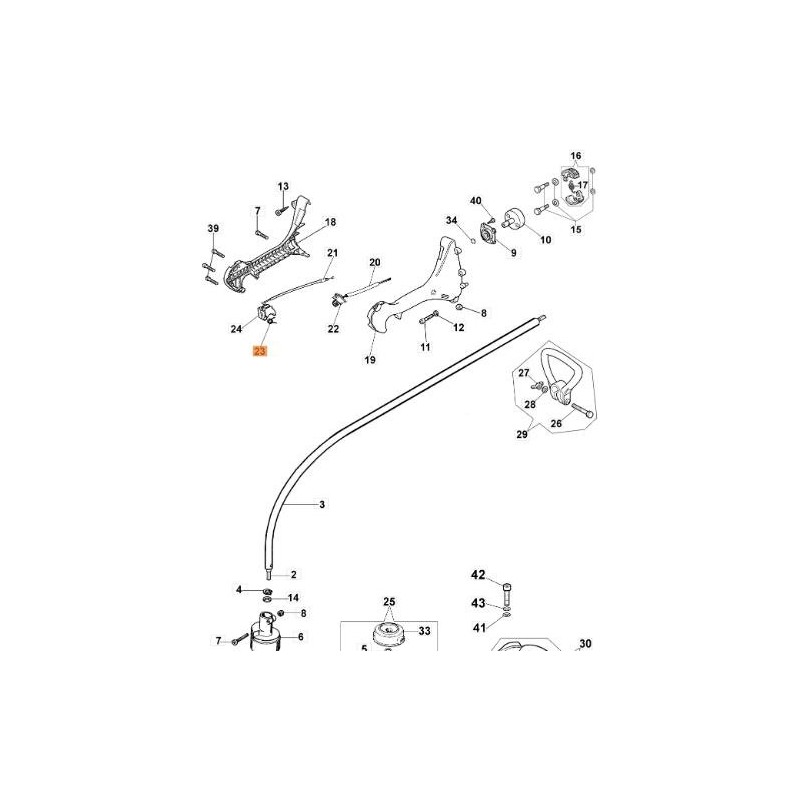 Beschleunigungsfeder D.1 D.E.13 SP.3.4 SX Torsion (Edelstahl) Original EMAK 61060007